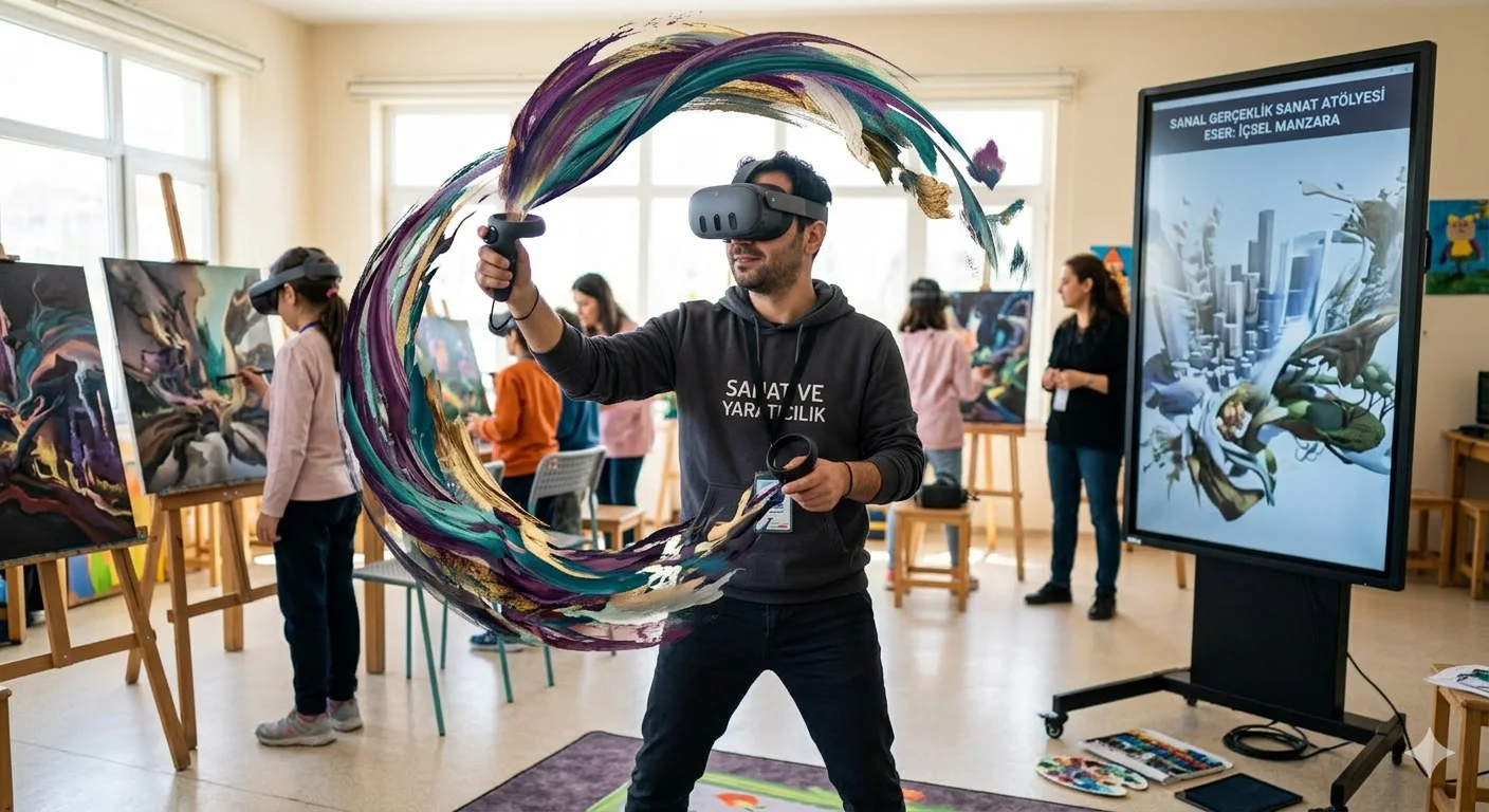 VR Etkinlikleri 2 vr boyama